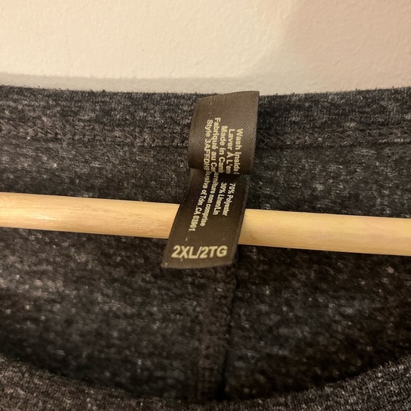 Denver Hayes Casual Gray Women's Top 2XL - Picture 5 of 5